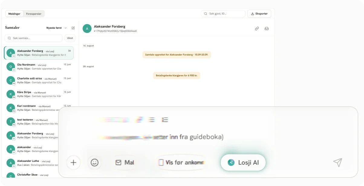 Svar du kan sende som de er