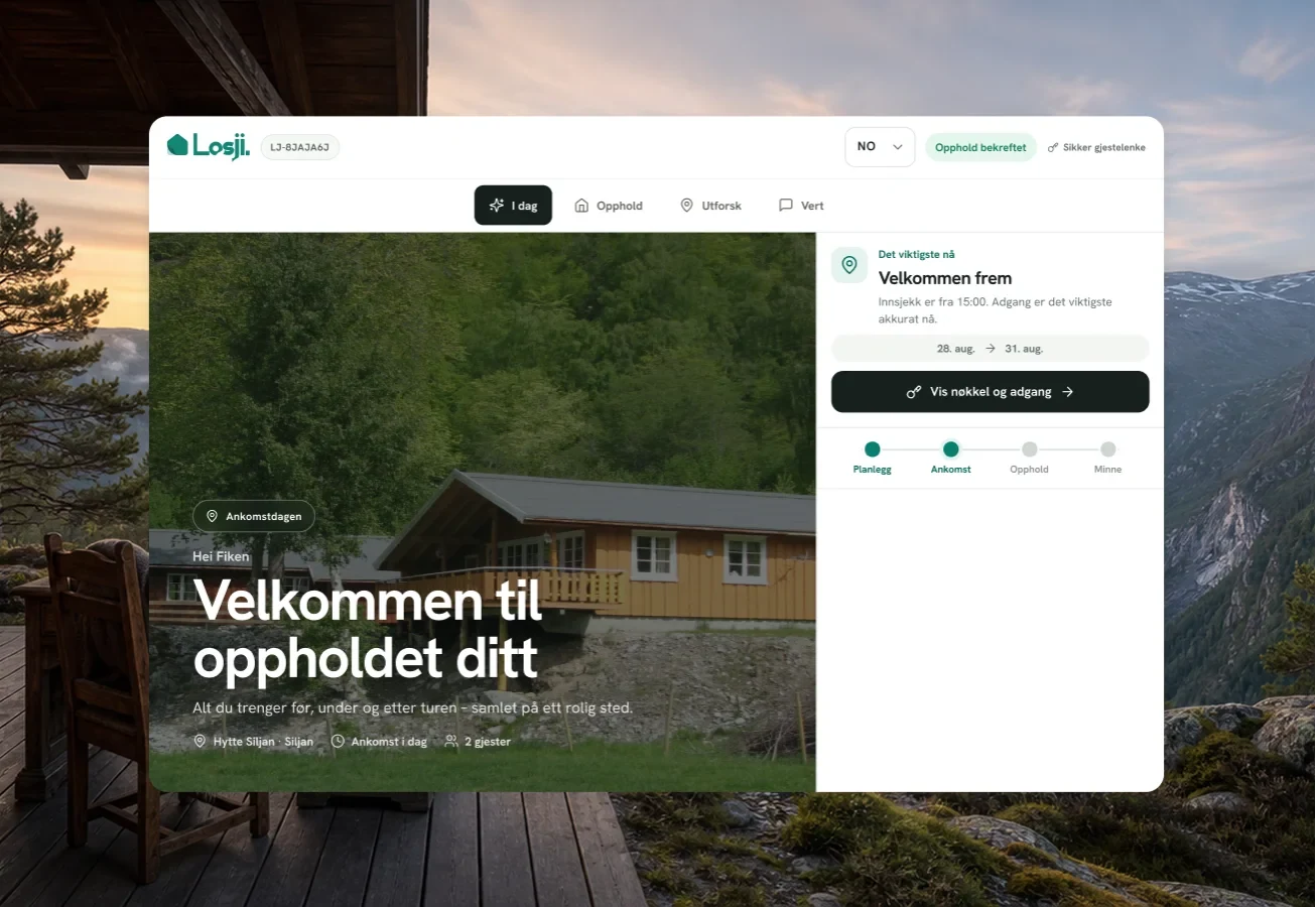 Gjesteportal som svarer for deg